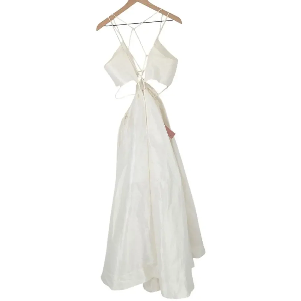 Helen O’Connor Super Nova Wedding Dress Silk Organza Open Back Bridal Gown NWT